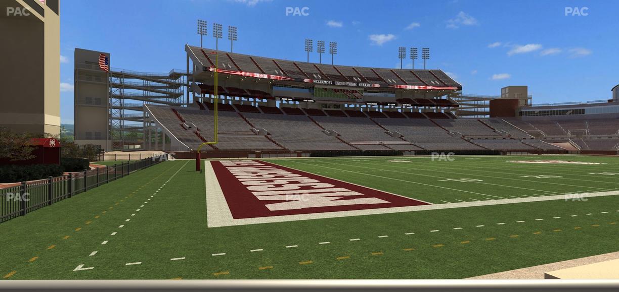 Davis Wade Stadium at Scott Field - Section 25 Seat View