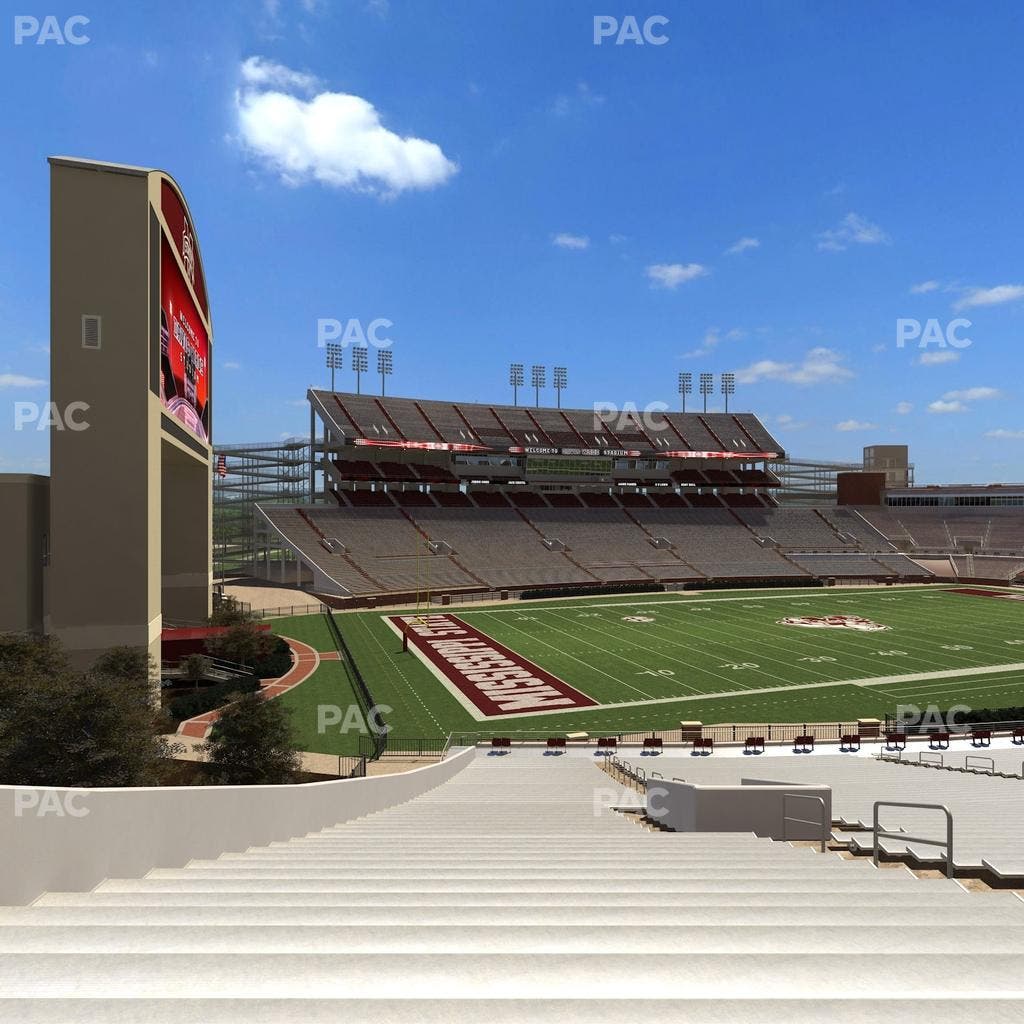 Davis Wade Stadium at Scott Field - Section 25 Seat View
