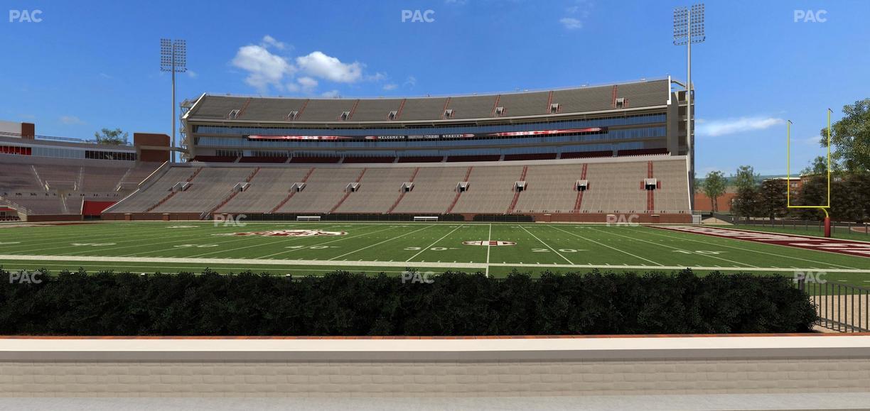 Davis Wade Stadium at Scott Field - Section 3 Seat View