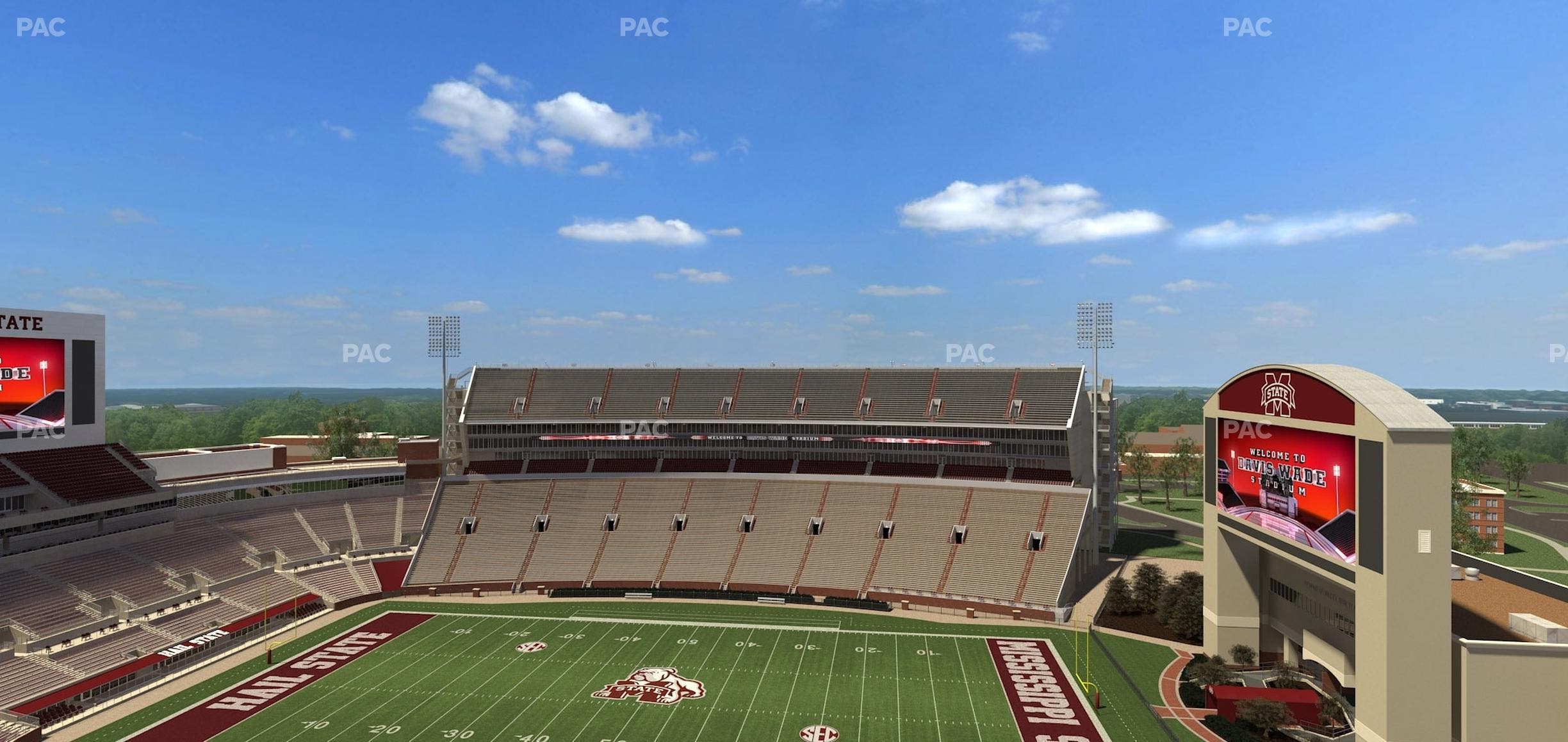 Davis Wade Stadium at Scott Field - Section 304 Seat View