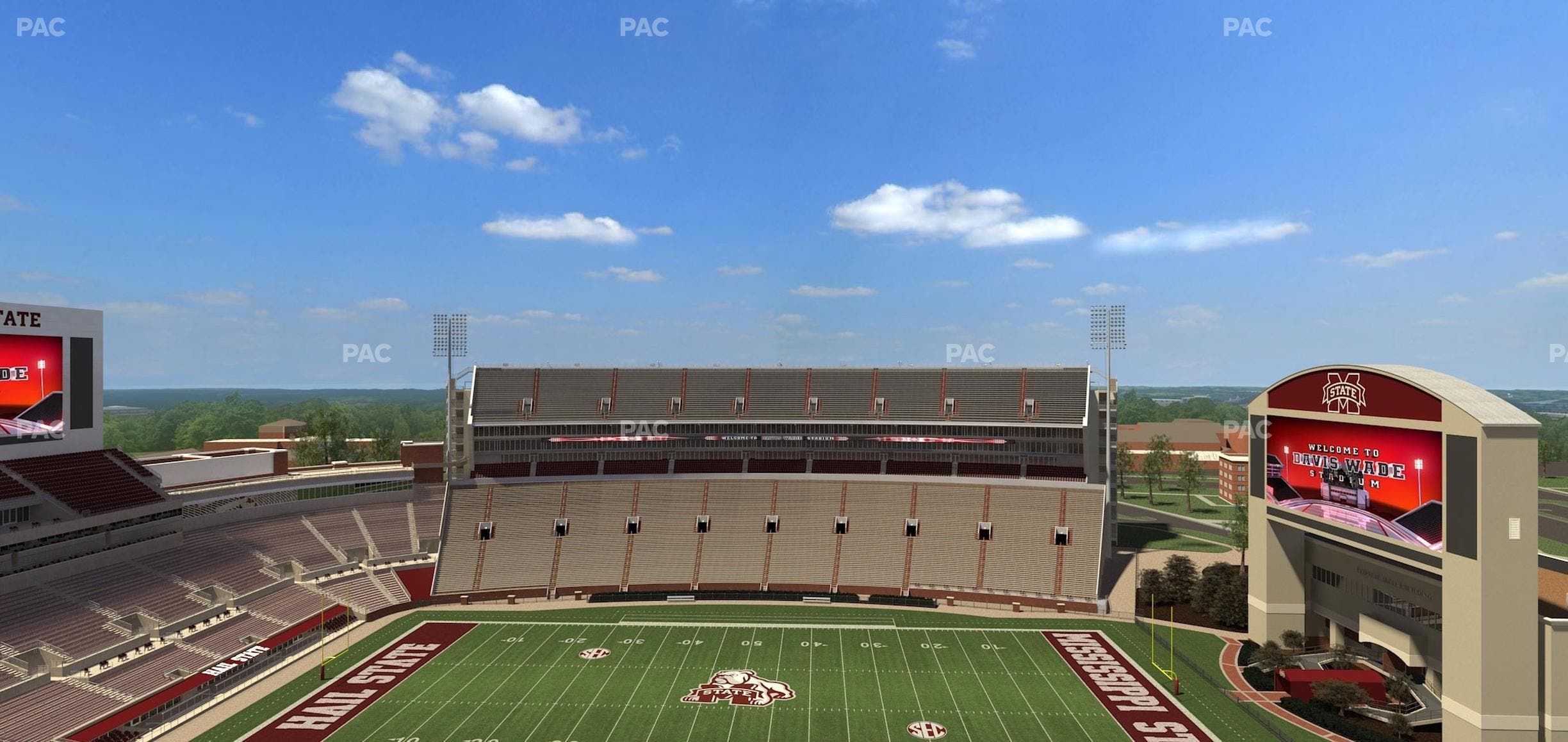 Davis Wade Stadium at Scott Field - Section 306 Seat View