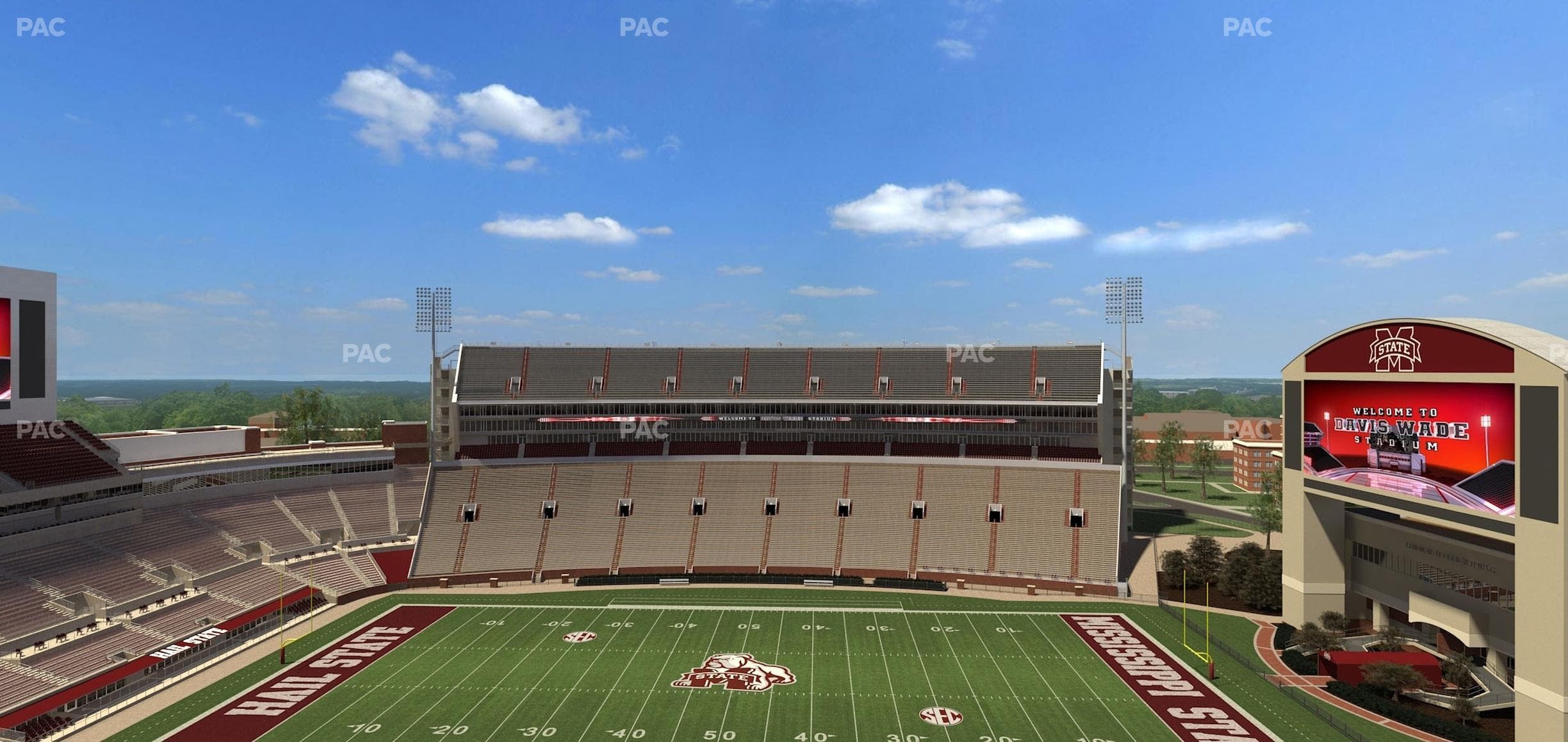 Davis Wade Stadium at Scott Field - Section 306 Seat View