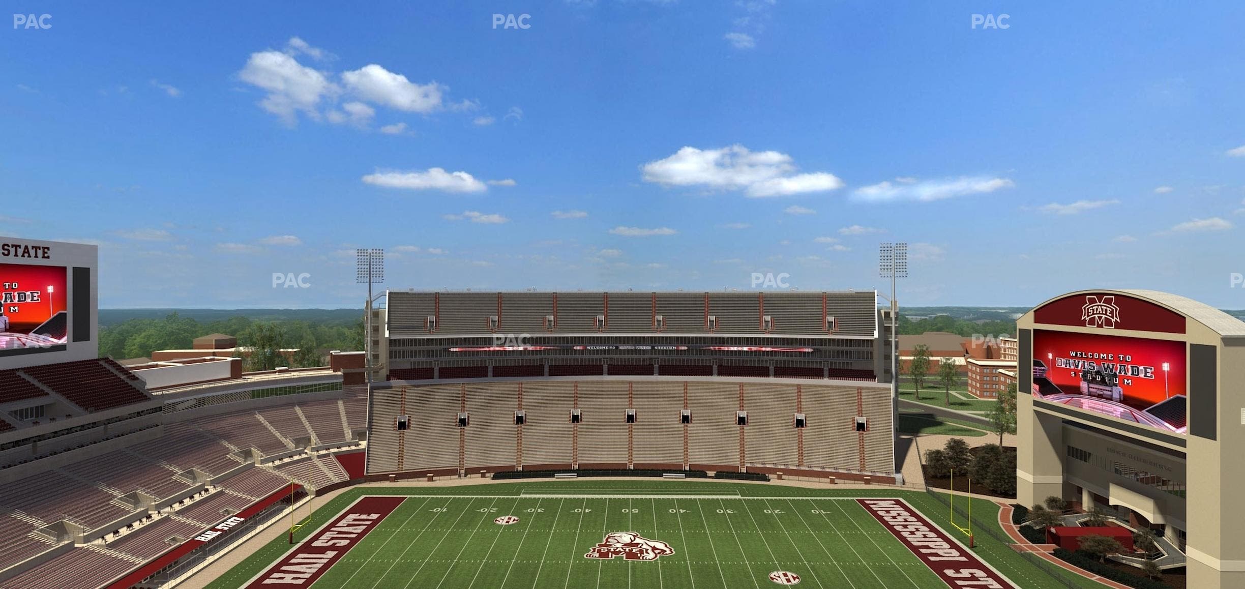 Davis Wade Stadium at Scott Field - Section 307 Seat View