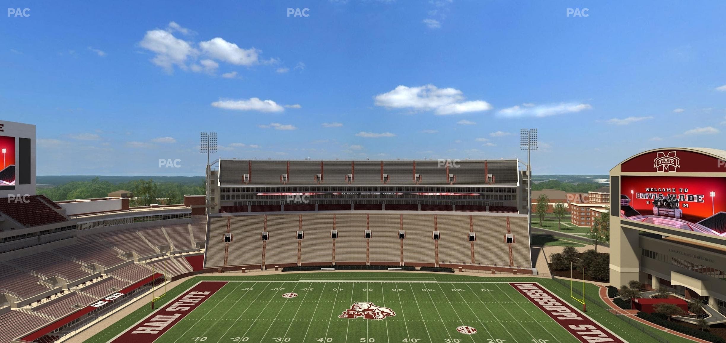 Davis Wade Stadium at Scott Field - Section 307 Seat View