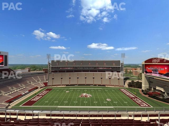 Davis Wade Stadium at Scott Field - Section 307 Seat View Davis Wade Stadium at Scott Field - Section 307 Seat View