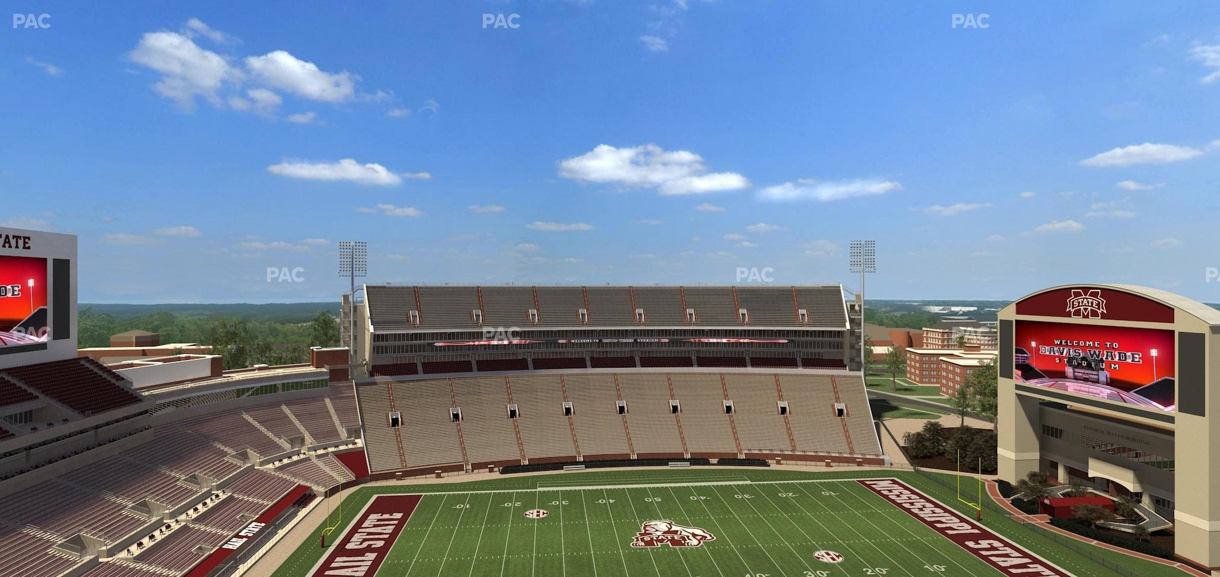 Davis Wade Stadium at Scott Field - Section 309 Seat View
