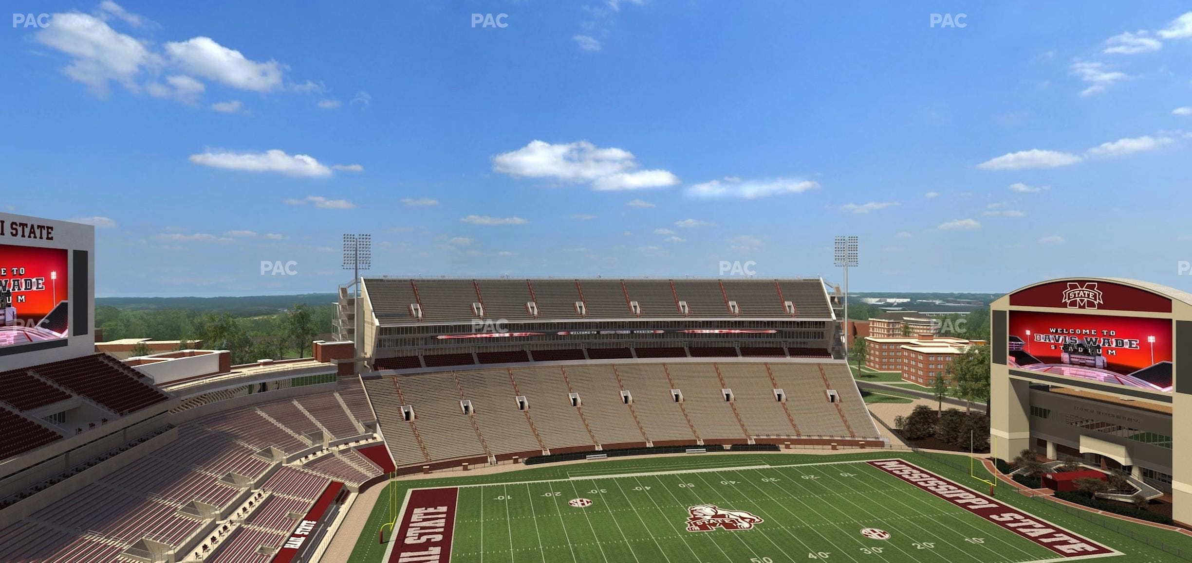 Davis Wade Stadium at Scott Field - Section 311 Seat View