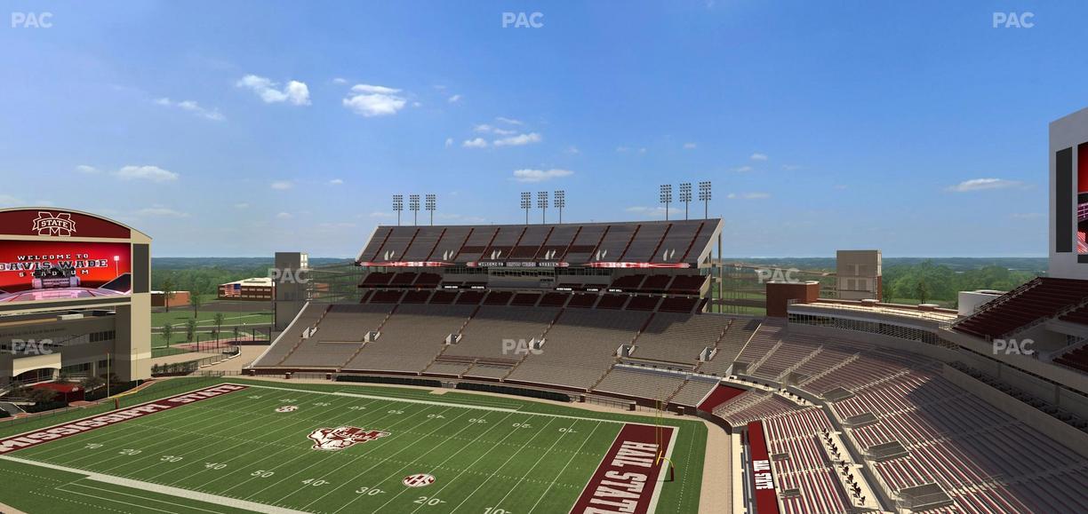 Davis Wade Stadium at Scott Field - Section 332 Seat View