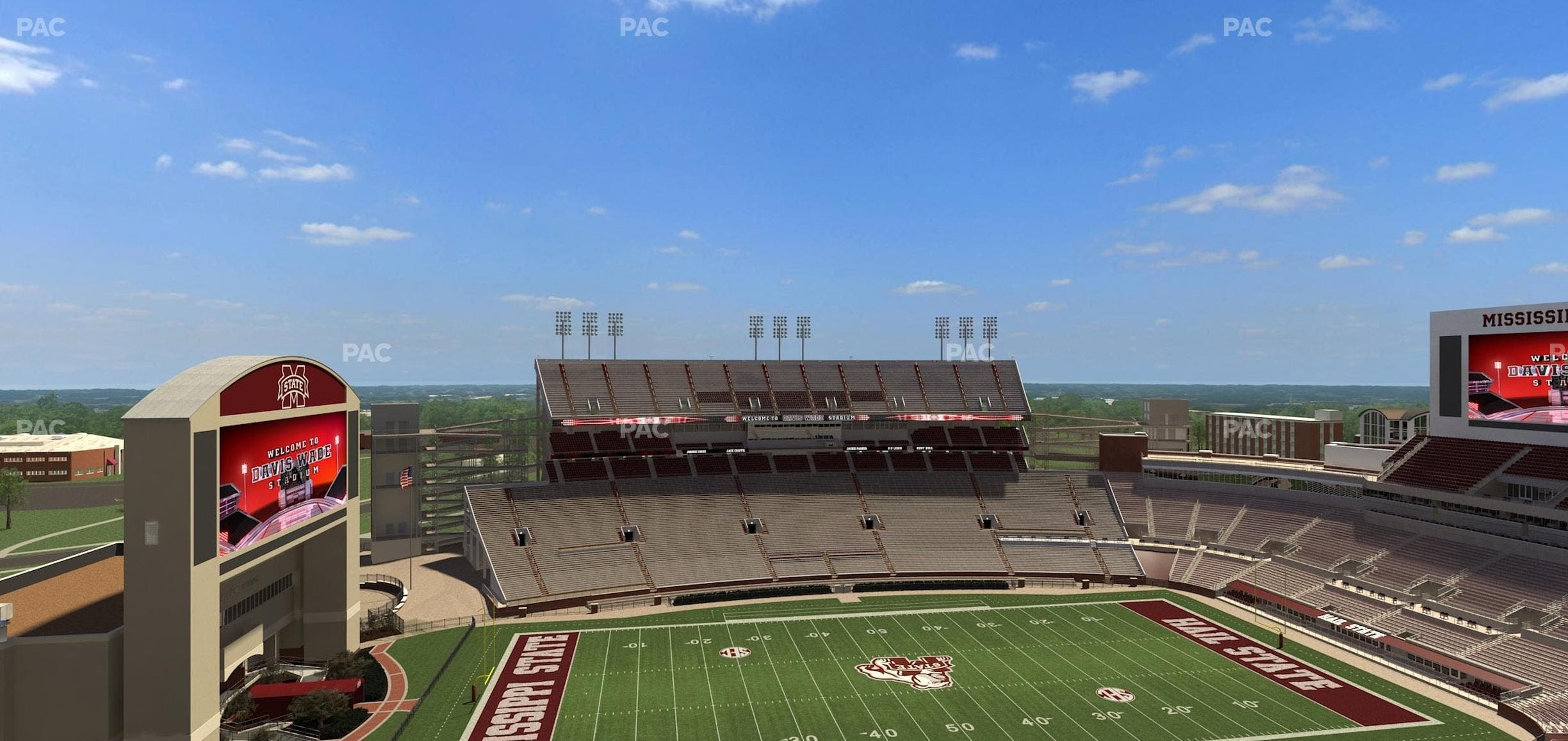 Davis Wade Stadium at Scott Field - Section 338 Seat View