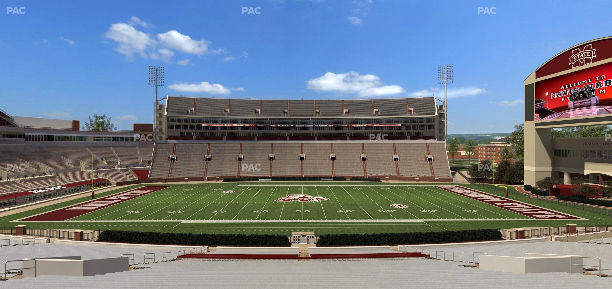 Davis Wade Stadium at Scott Field - Section 4 Seat View