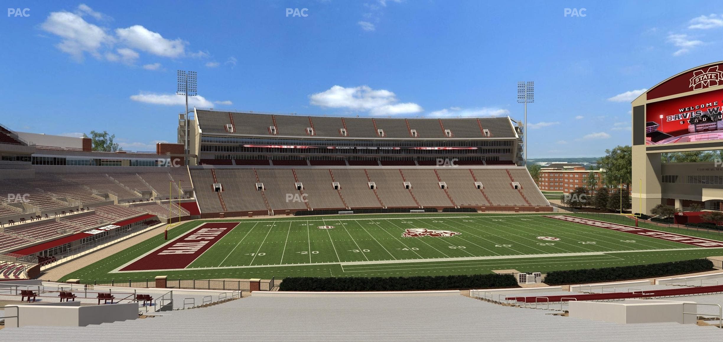 Davis Wade Stadium at Scott Field - Section 5 Seat View
