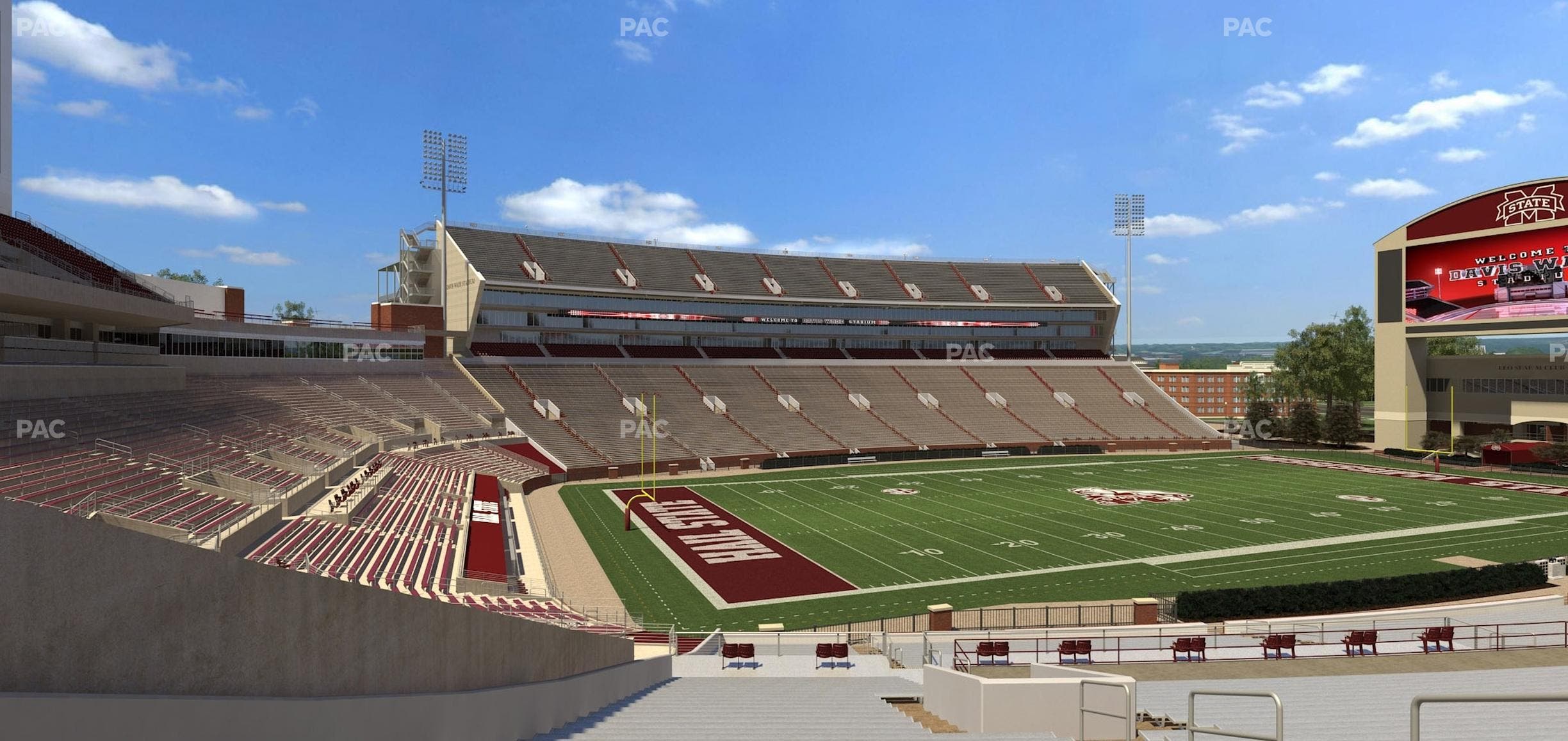 Davis Wade Stadium at Scott Field - Section 7 Seat View