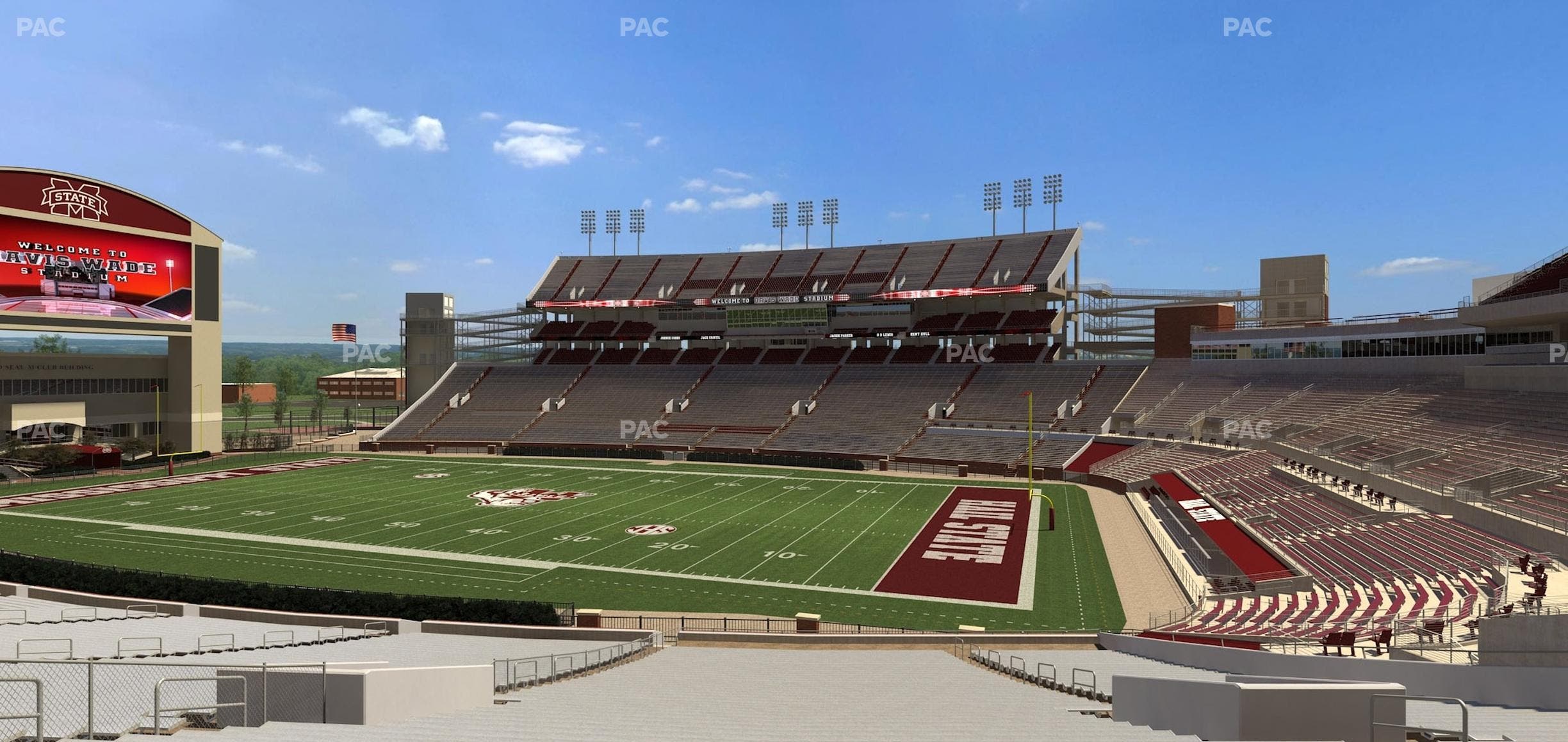 Davis Wade Stadium at Scott Field - Section State Level Suite 17 Seat View