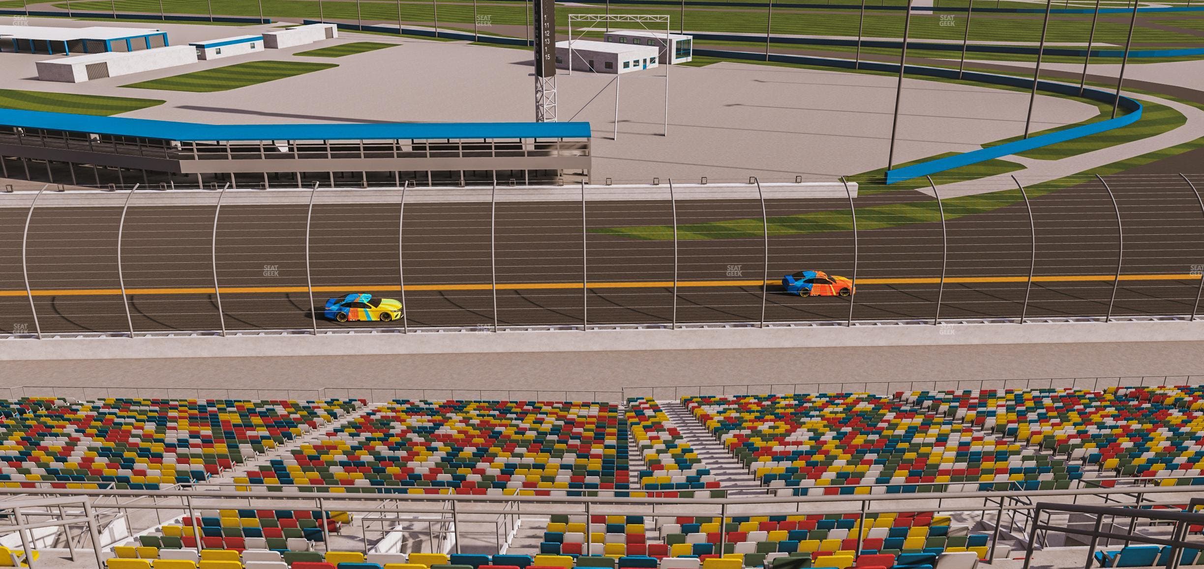 Daytona International Speedway - Section 374 Seat View