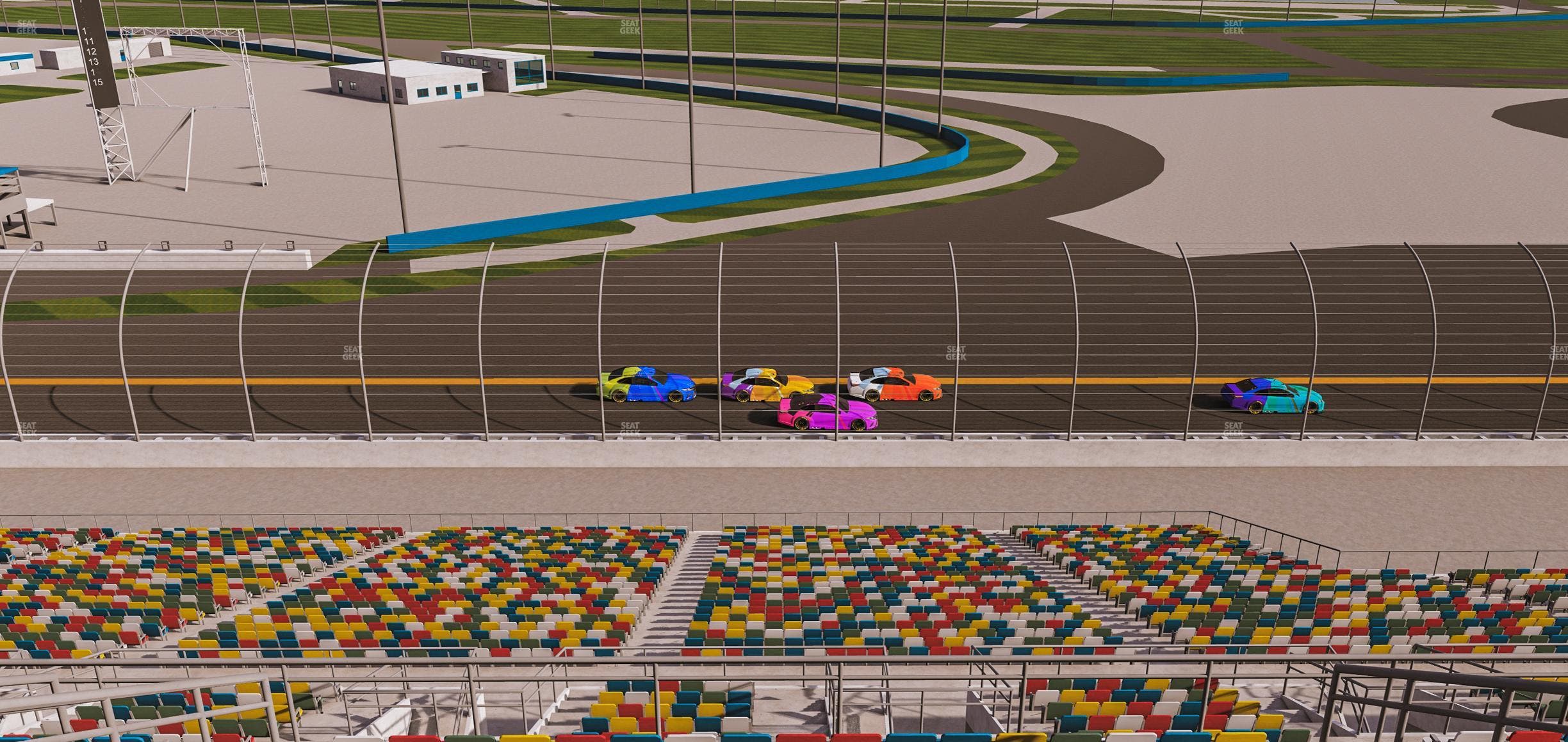 Daytona International Speedway - Section 381 Seat View