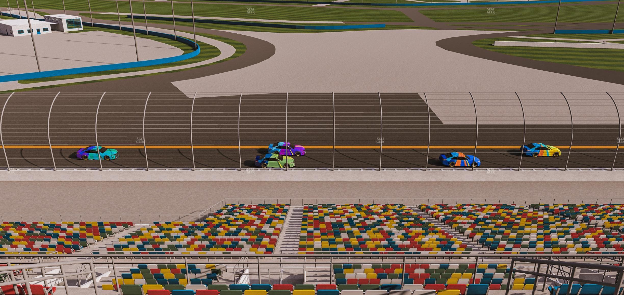 Daytona International Speedway - Section 387 Seat View