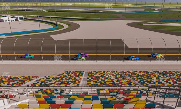 Daytona International Speedway - Section 387 Seat View