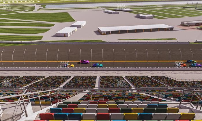 Daytona International Speedway - Section 414 Seat View