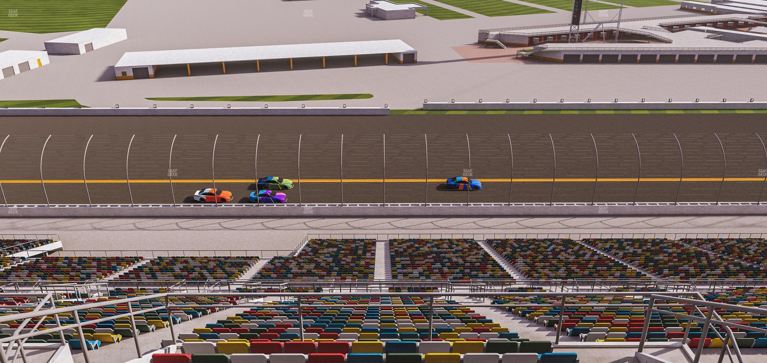 Daytona International Speedway - Section 421 Seat View