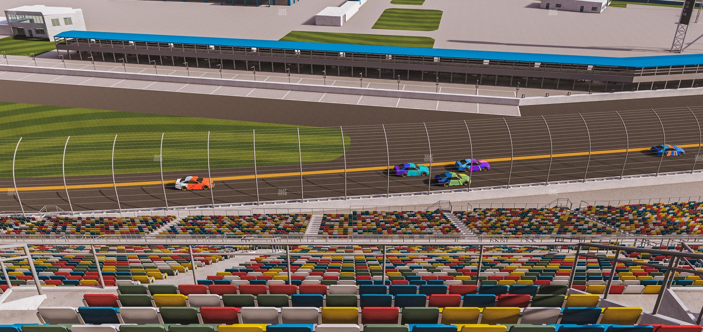 Daytona International Speedway - Section 466 Seat View