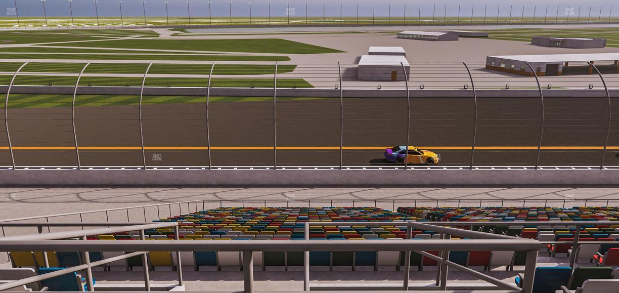 Daytona International Speedway - Section Back 108 Seat View