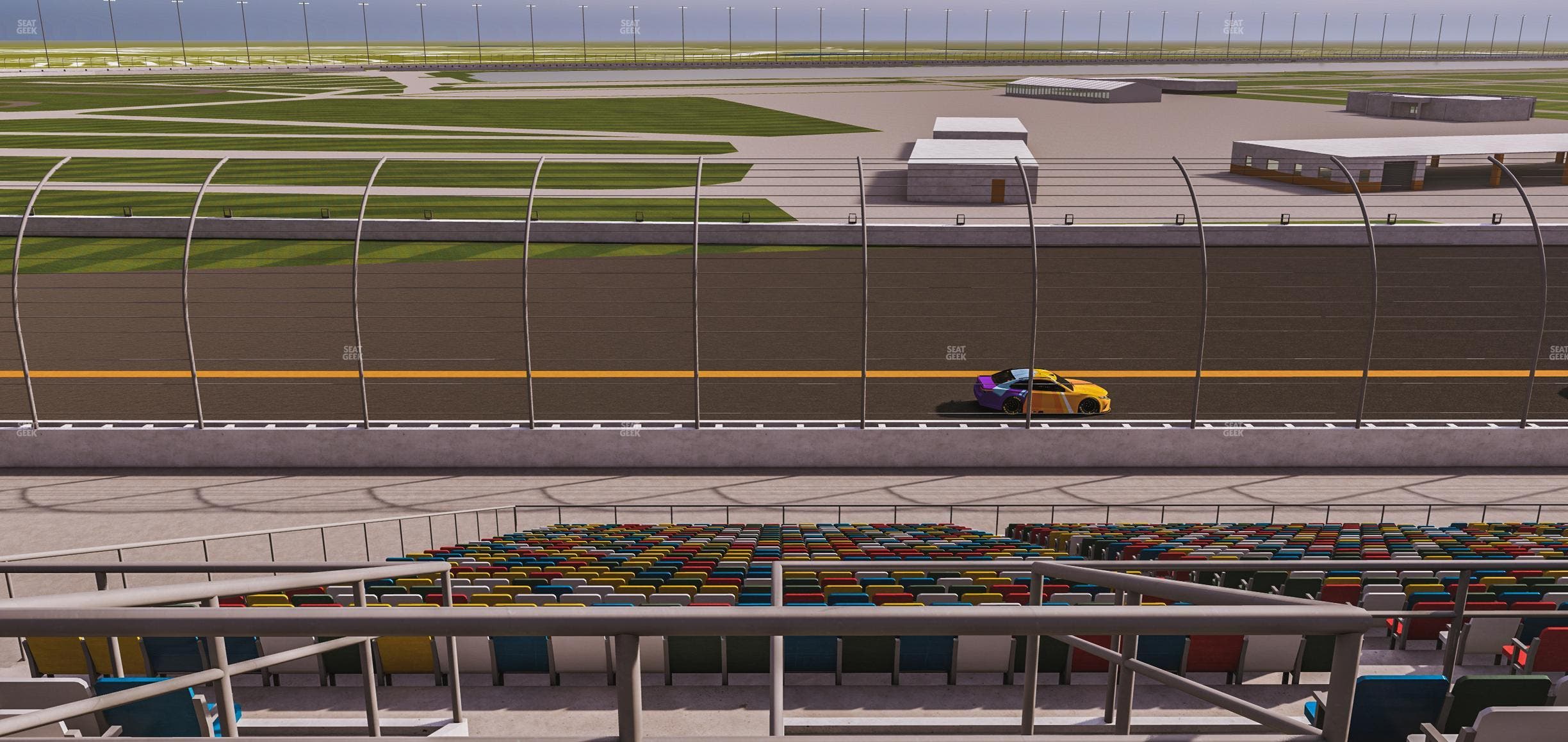 Daytona International Speedway - Section Back 108 Seat View