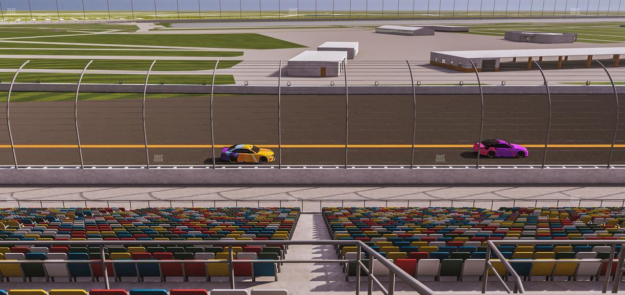 Daytona International Speedway - Section Back 109 Seat View