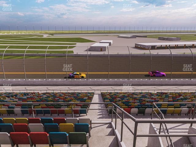 Daytona International Speedway - Section Back 109 Seat View