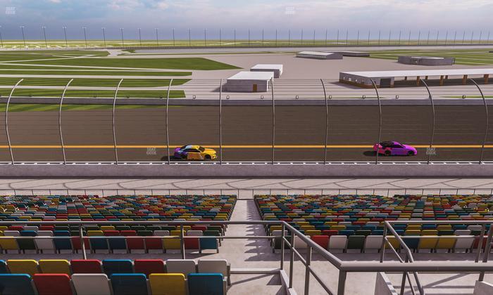 Daytona International Speedway - Section Back 109 Seat View
