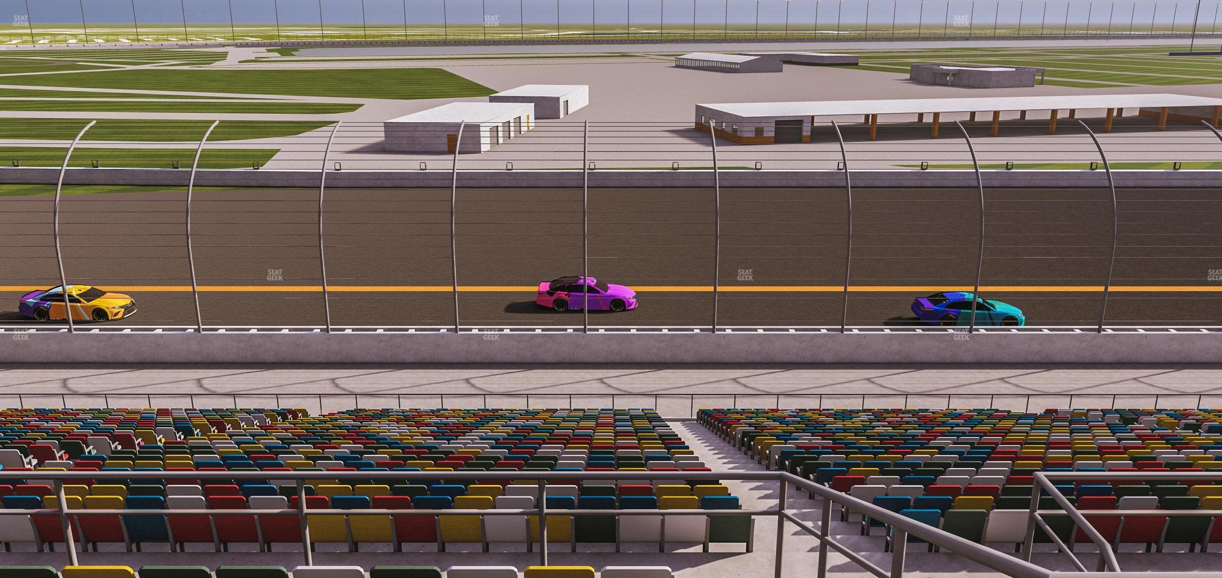 Daytona International Speedway - Section Back 111 Seat View