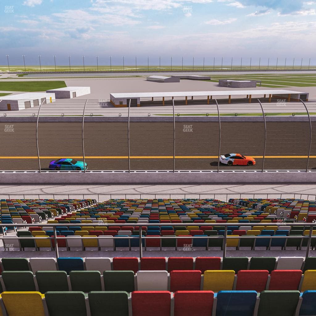 Daytona International Speedway - Section Back 114 Seat View