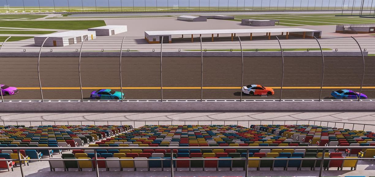Daytona International Speedway - Section Back 114 Seat View