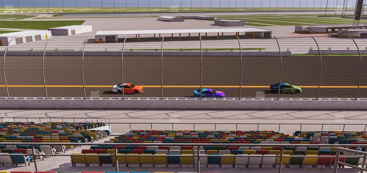 Daytona International Speedway - Section Back 116 Seat View