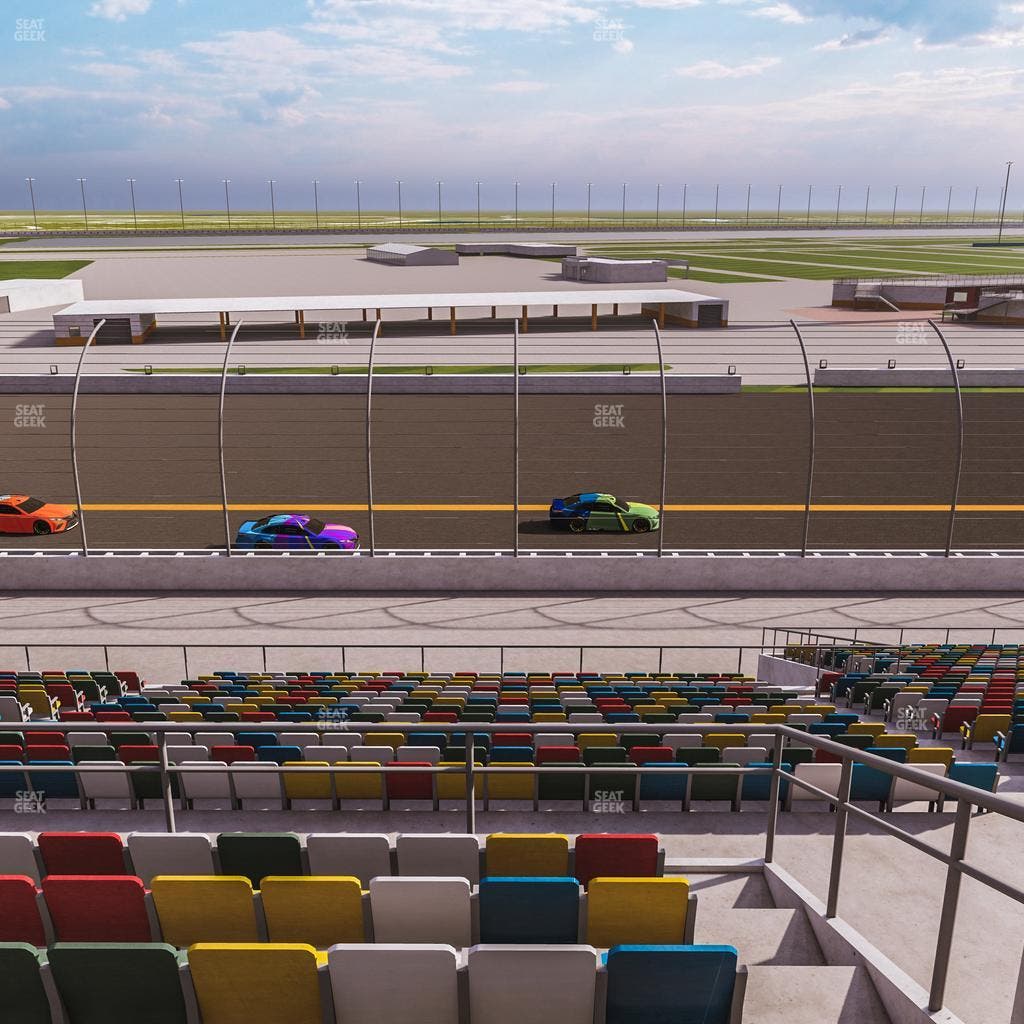Daytona International Speedway - Section Back 117 Seat View