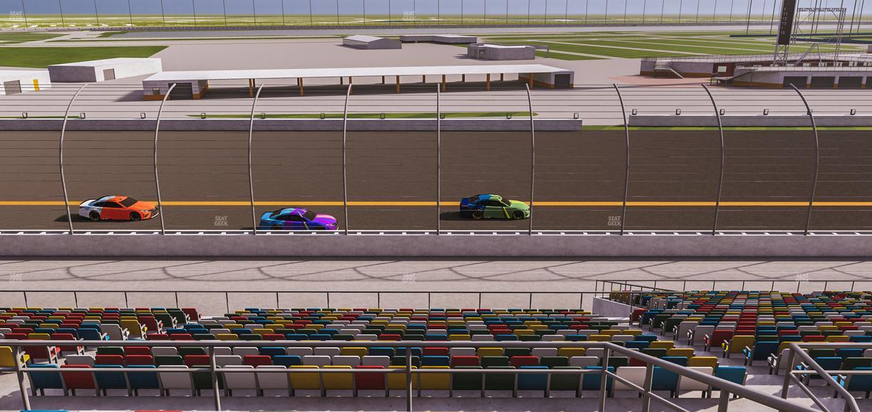 Daytona International Speedway - Section Back 117 Seat View