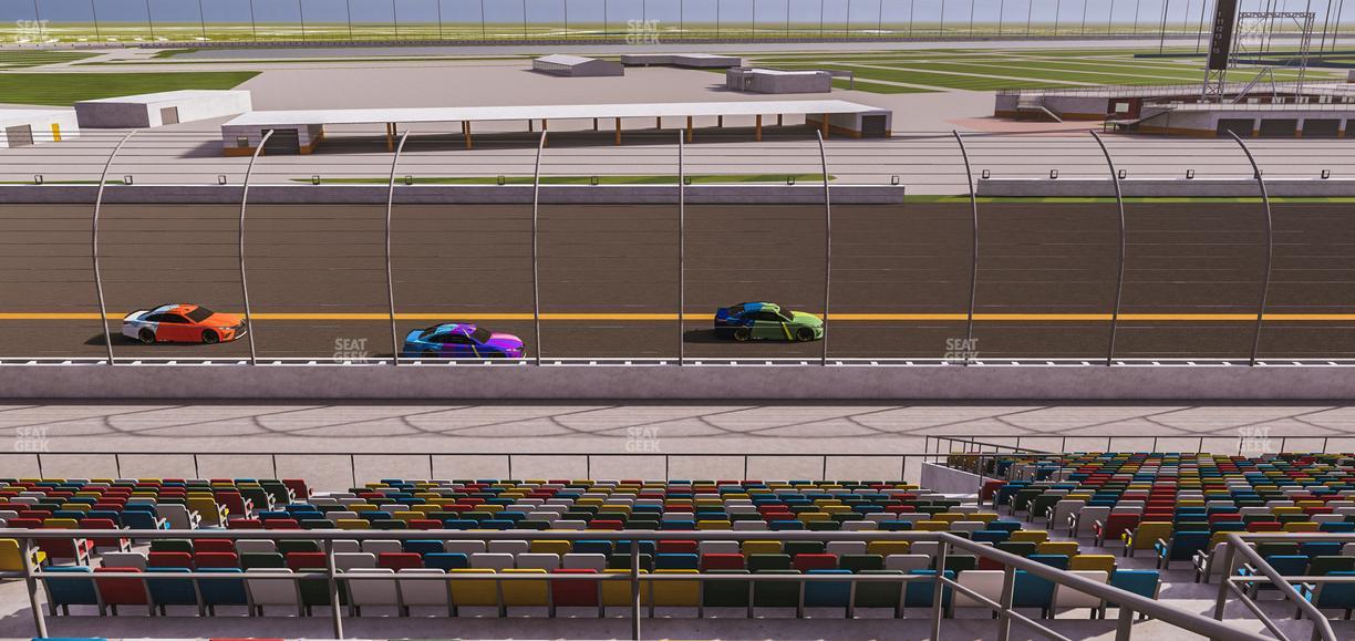 Daytona International Speedway - Section Back 117 Seat View