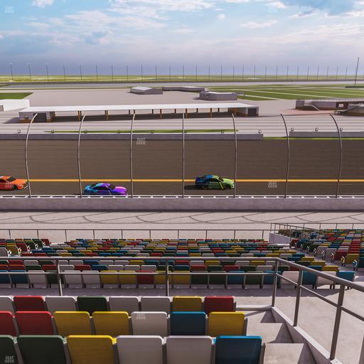 Daytona International Speedway - Section Back 117 Seat View