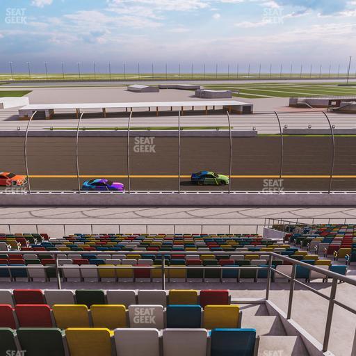 Daytona International Speedway - Section Back 117 Seat View
