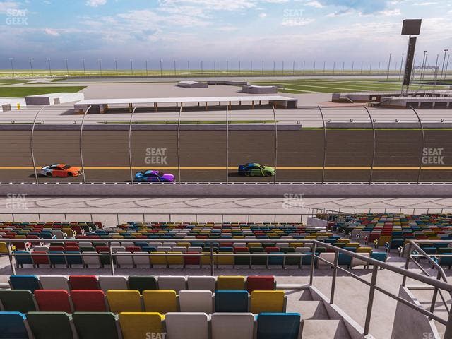 Daytona International Speedway - Section Back 117 Seat View