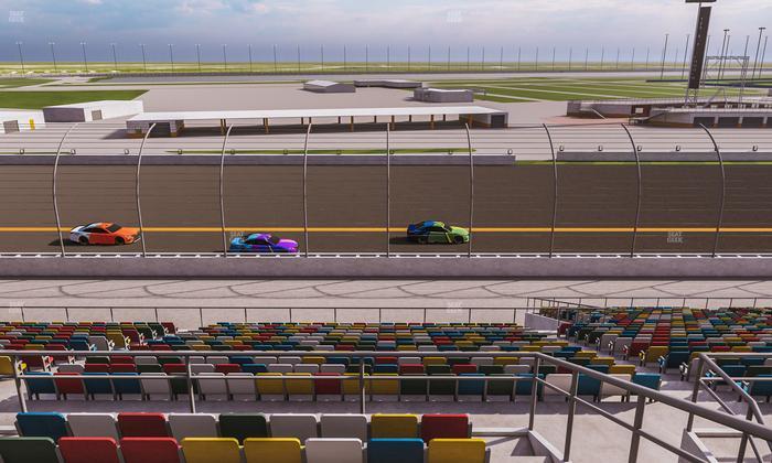 Daytona International Speedway - Section Back 117 Seat View