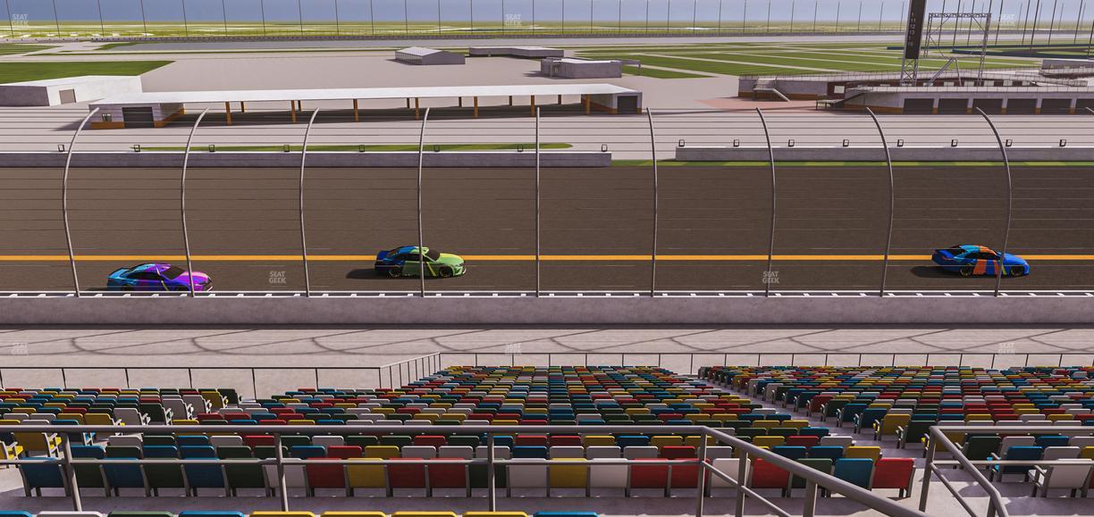 Daytona International Speedway - Section Back 118 Seat View