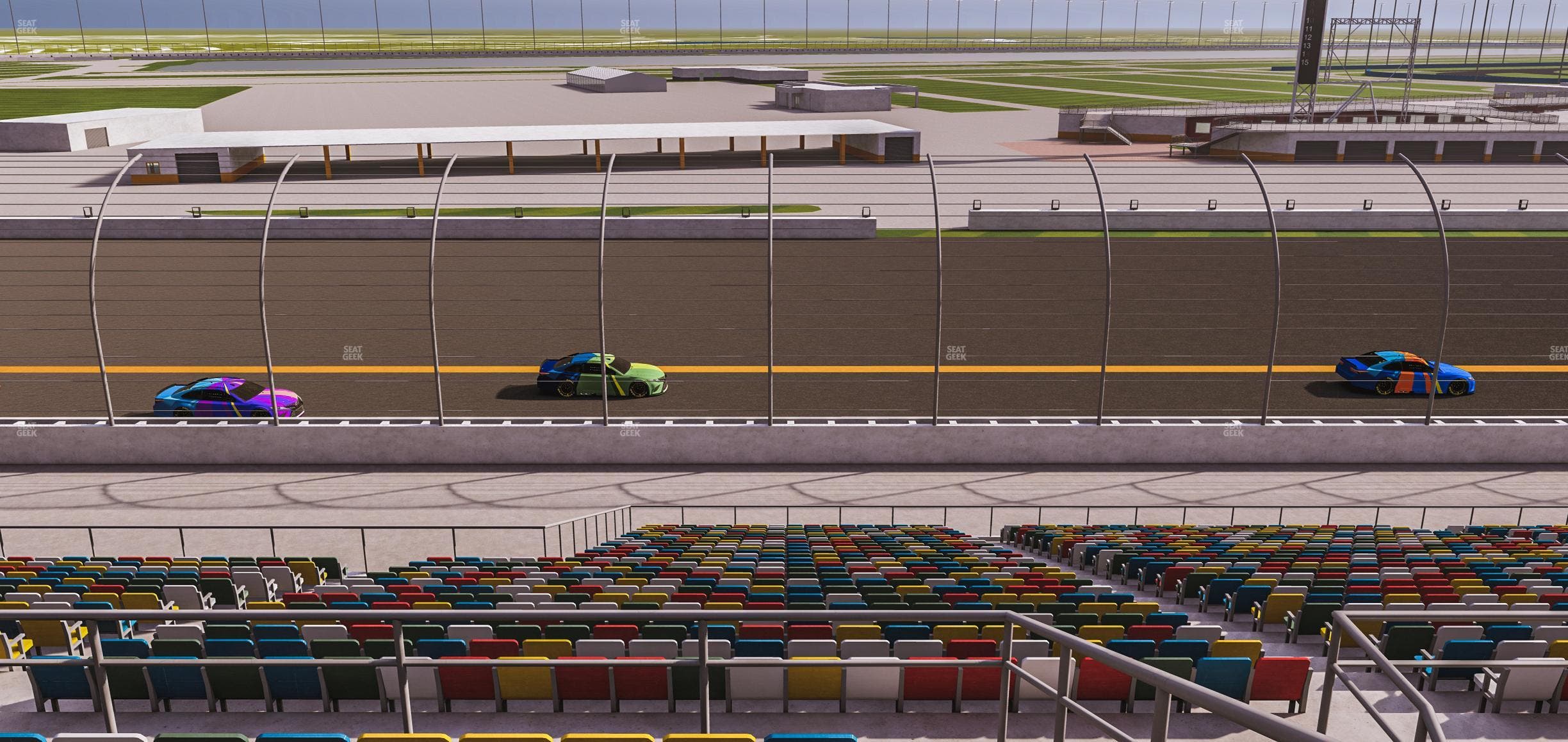 Daytona International Speedway - Section Back 118 Seat View