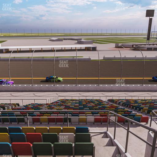 Daytona International Speedway - Section Back 118 Seat View