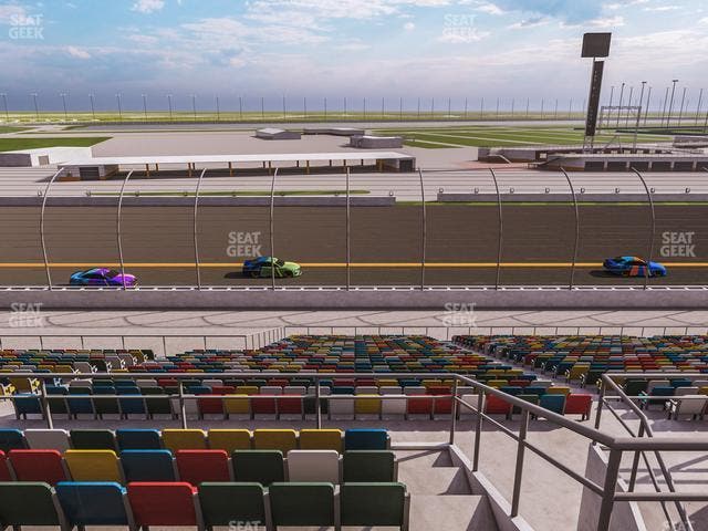 Daytona International Speedway - Section Back 118 Seat View