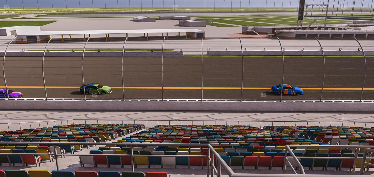 Daytona International Speedway - Section Back 119 Seat View