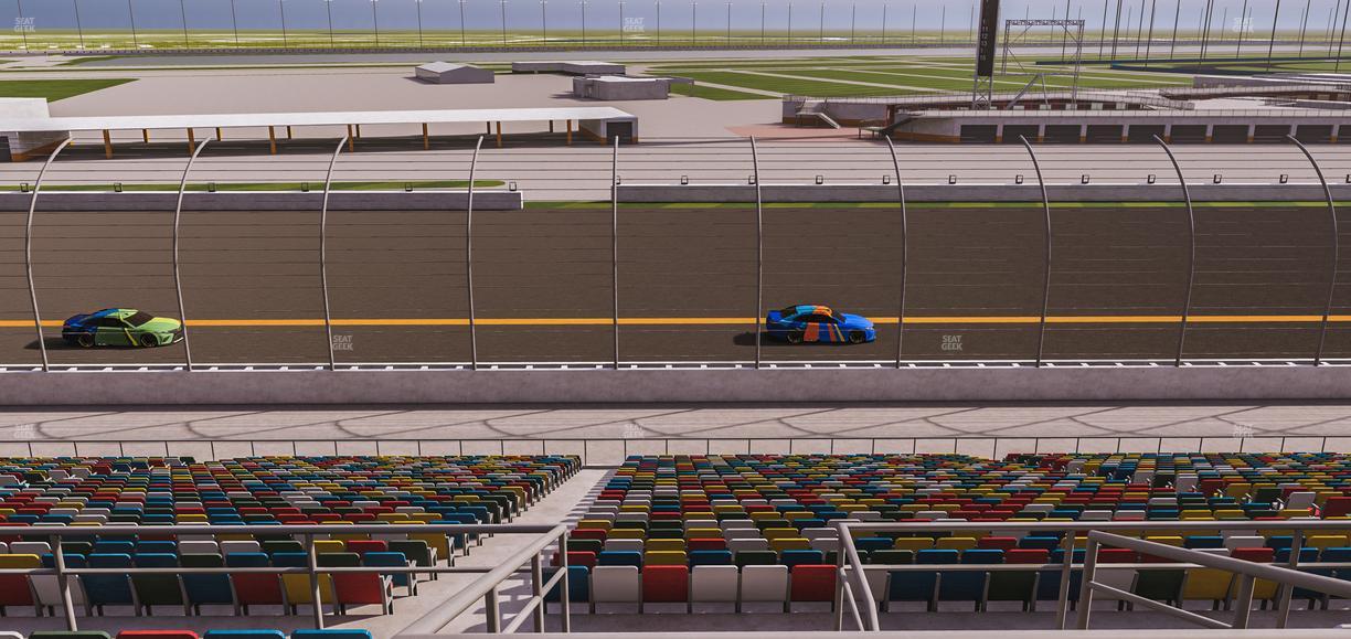 Daytona International Speedway - Section Back 120 Seat View