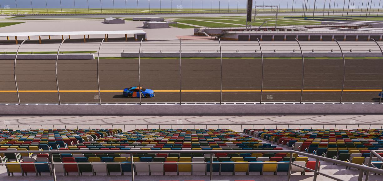 Daytona International Speedway - Section Back 121 Seat View