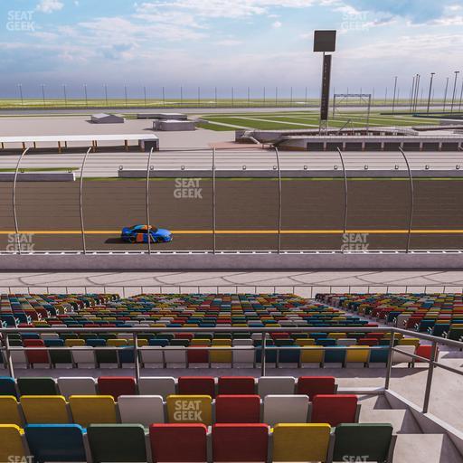 Daytona International Speedway - Section Back 121 Seat View