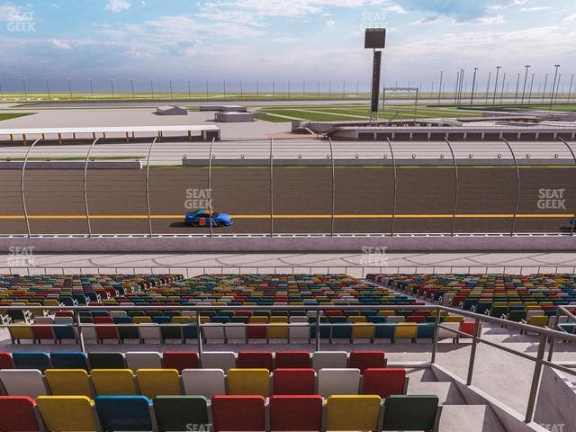 Daytona International Speedway - Section Back 121 Seat View