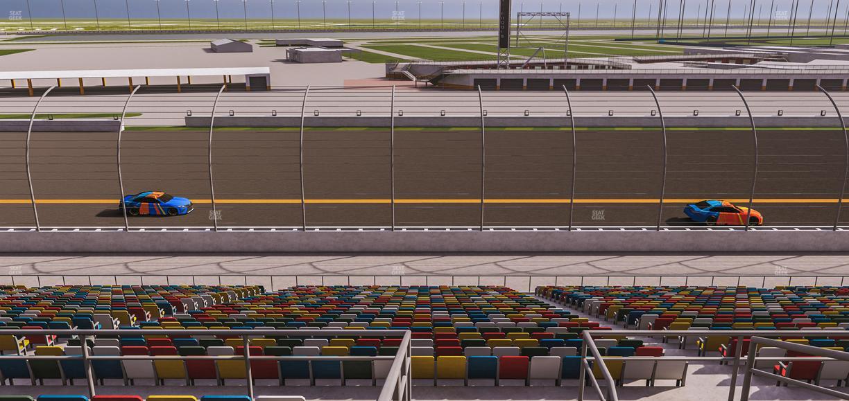 Daytona International Speedway - Section Back 122 Seat View